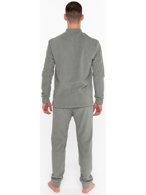 Термобельё мужское, размер 54-56 (рост 180-186 см), цвет серый, флис, 100% полиэстер