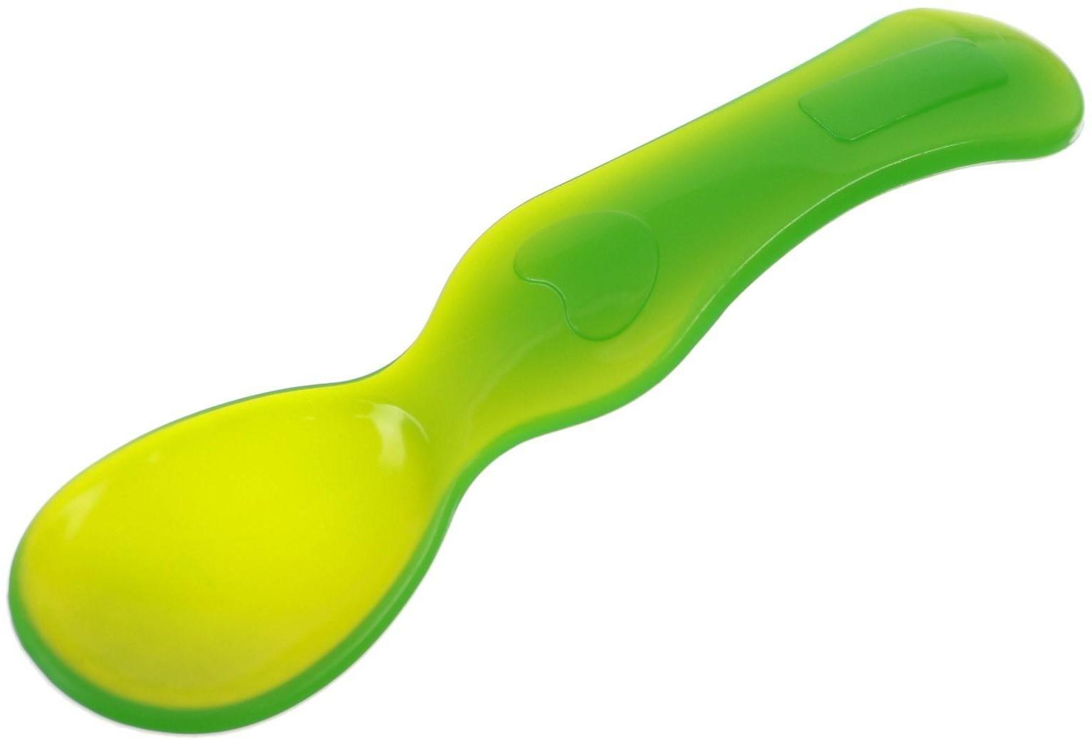 Набор для кормления: миска на присоске с крышкой, ложка, цвет голубой