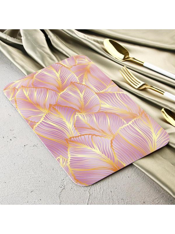 Доска разделочная Tropical Leaf Pink, 30 х 20 см
