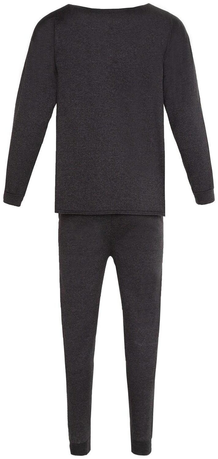 Термобелье (фуфайка, кальсоны) мужское НАЧЕС, цвет антрацит,  р-р 48-50