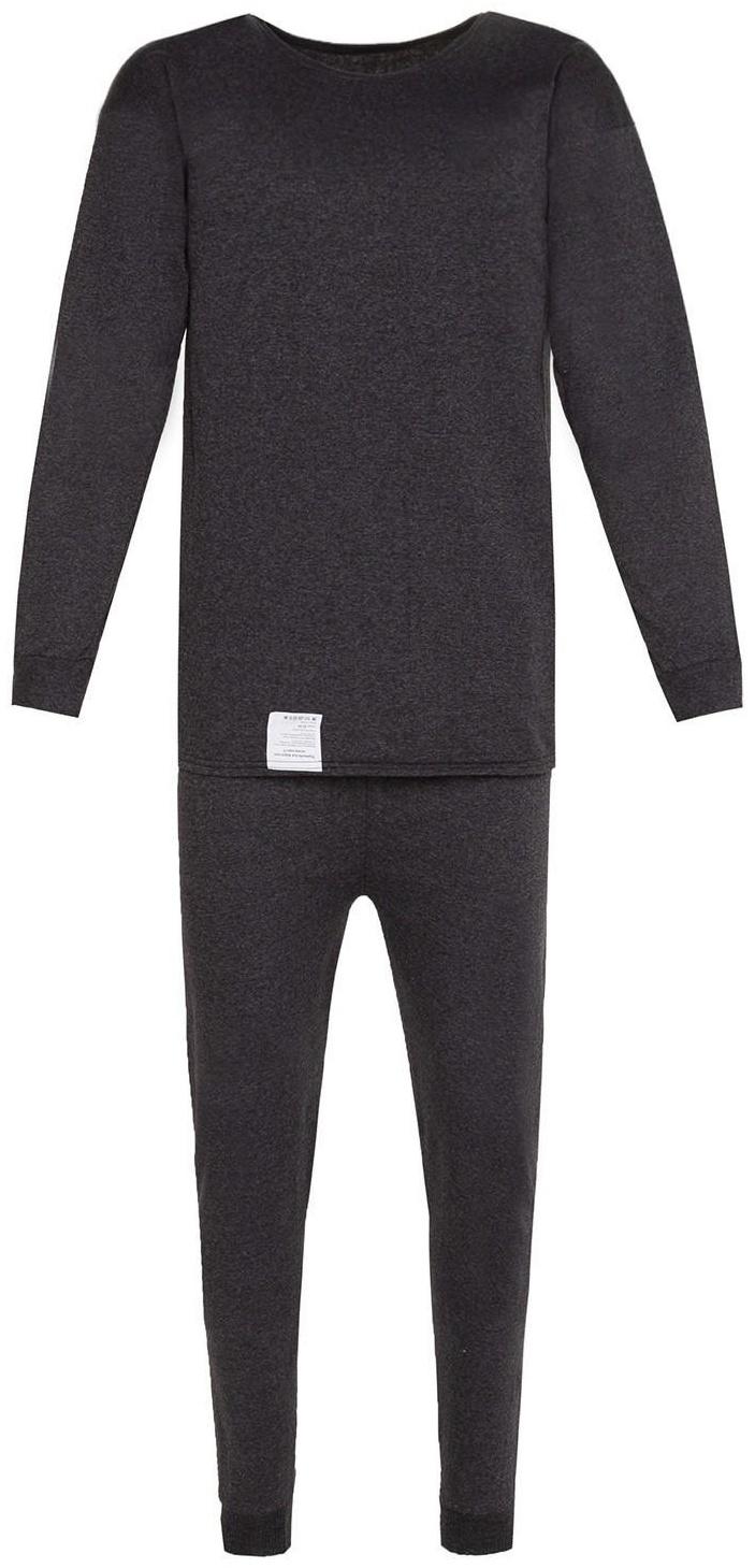 Термобелье (фуфайка, кальсоны) мужское НАЧЕС, цвет антрацит,  р-р 48-50