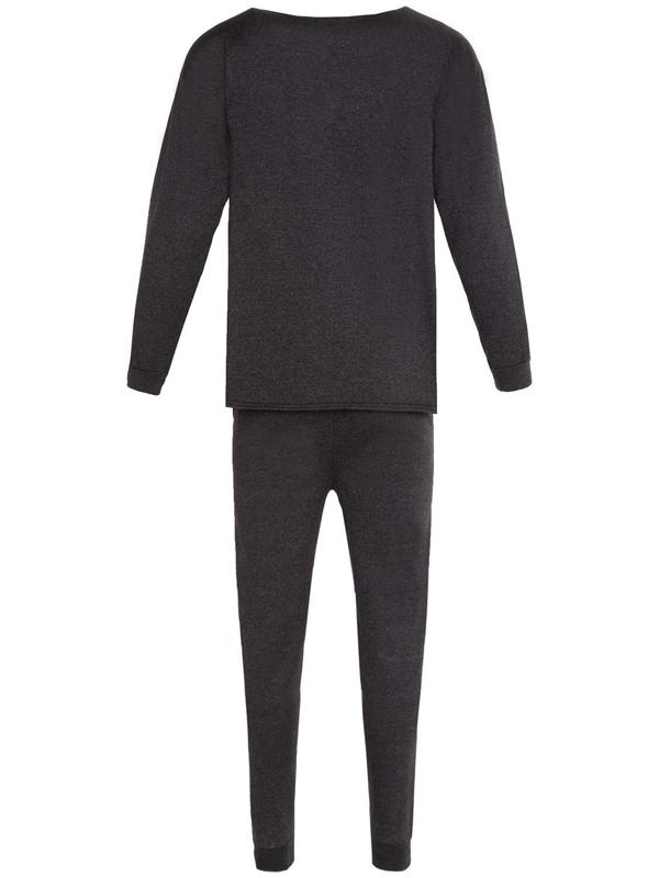 Термобелье (фуфайка, кальсоны) мужское НАЧЕС, цвет антрацит,  р-р 48-50