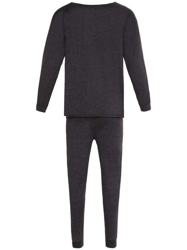 Термобелье (фуфайка, кальсоны) мужское НАЧЕС, цвет антрацит,  р-р 48-50