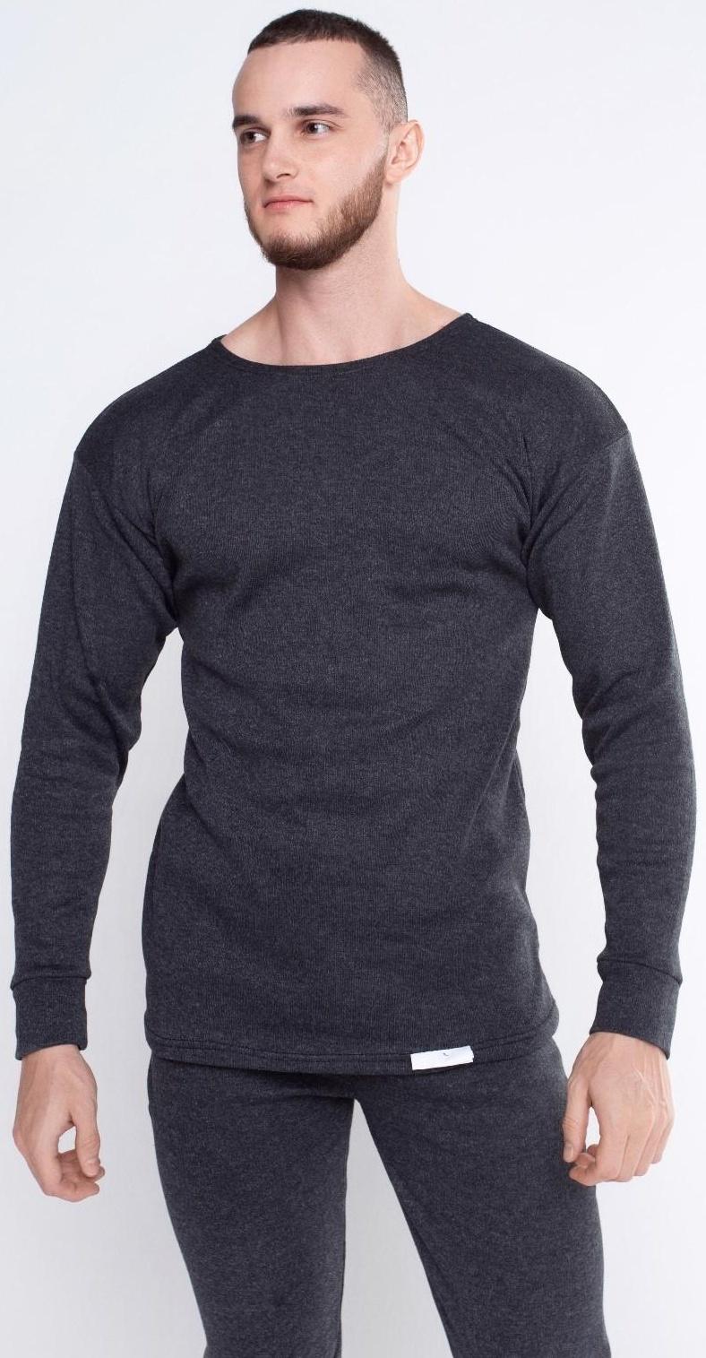 Термобелье (фуфайка, кальсоны) мужское НАЧЕС, цвет антрацит,  р-р 52-54