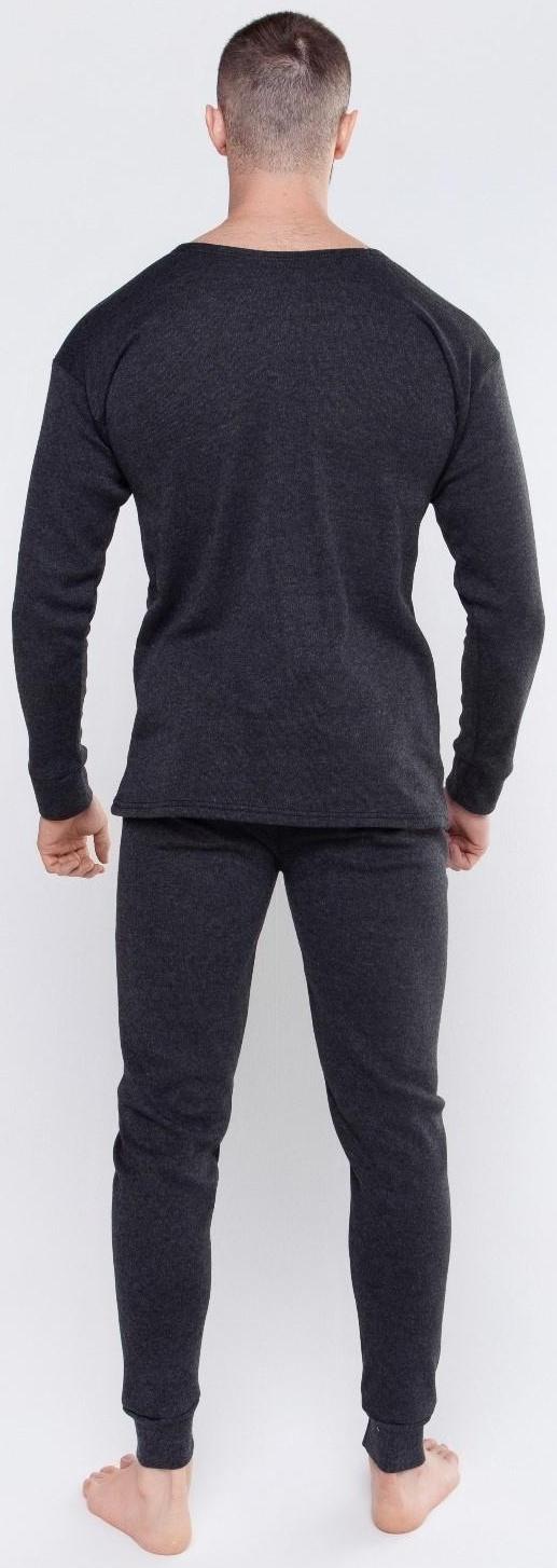 Термобелье (фуфайка, кальсоны) мужское НАЧЕС, цвет антрацит,  р-р 52-54