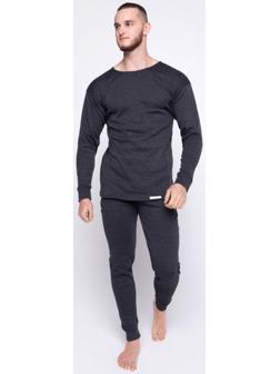 Термобелье (фуфайка, кальсоны) мужское НАЧЕС, цвет антрацит,  р-р 52-54