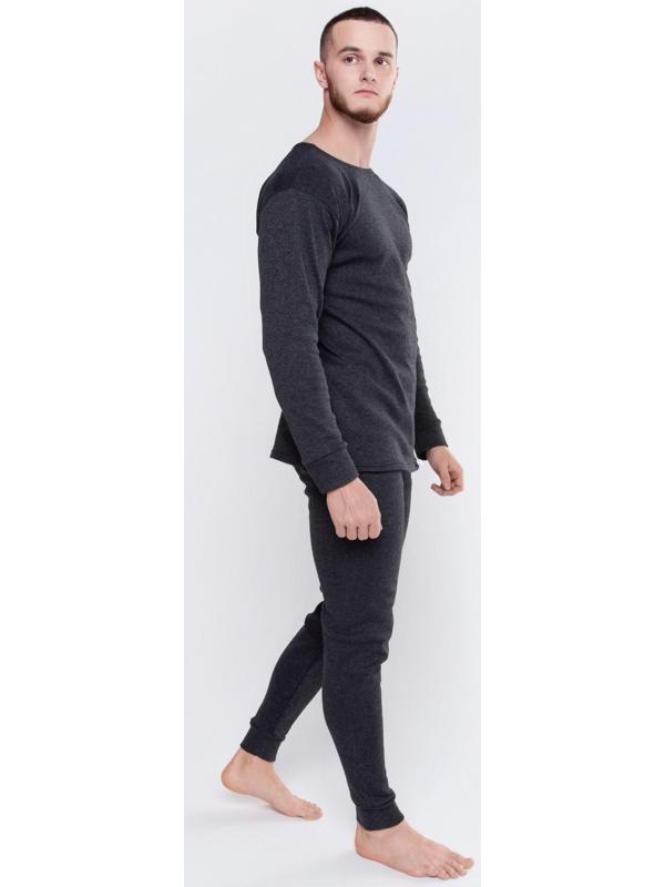 Термобелье (фуфайка, кальсоны) мужское НАЧЕС, цвет антрацит,  р-р 52-54