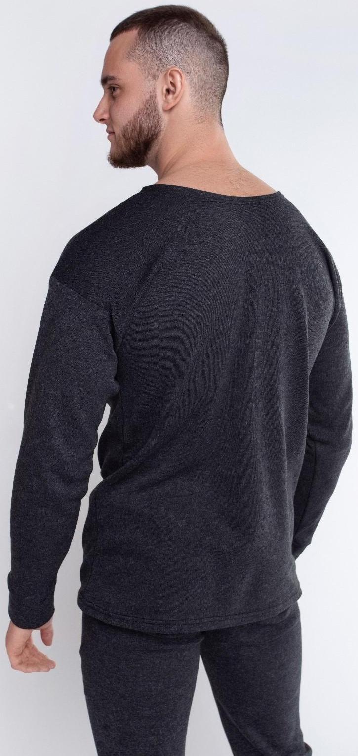 Термобелье (фуфайка, кальсоны) мужское НАЧЕС, цвет антрацит,  р-р 56-58