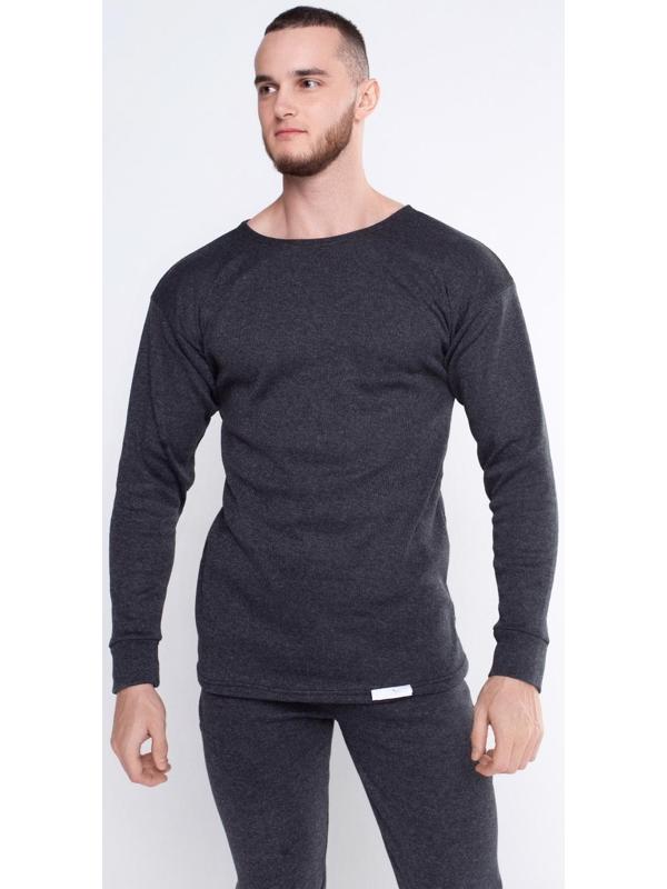 Термобелье (фуфайка, кальсоны) мужское НАЧЕС, цвет антрацит,  р-р 56-58