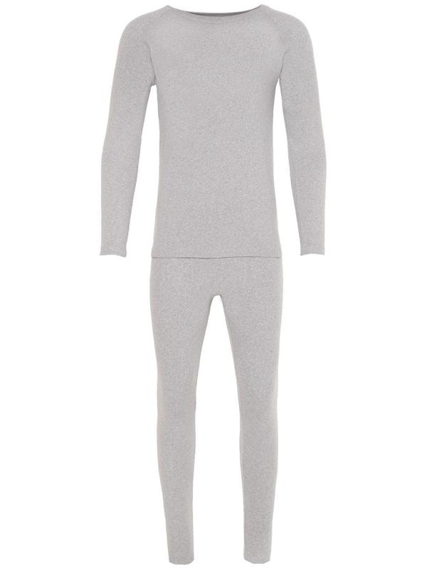 Термобелье мужское (лонгслив, кальсоны) НАЧЁС, цвет серый, размер 48