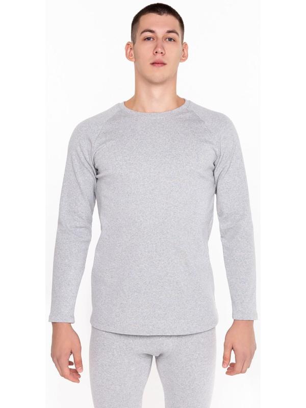 Термобелье мужское (лонгслив, кальсоны) НАЧЁС, цвет серый, размер 48