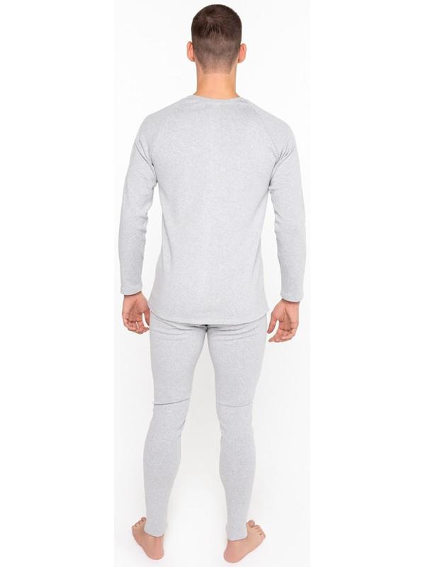 Термобелье мужское (лонгслив, кальсоны) НАЧЁС, цвет серый, размер 50