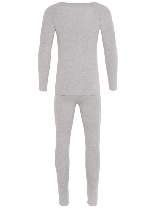 Термобелье мужское (лонгслив, кальсоны) НАЧЁС, цвет серый, размер 50