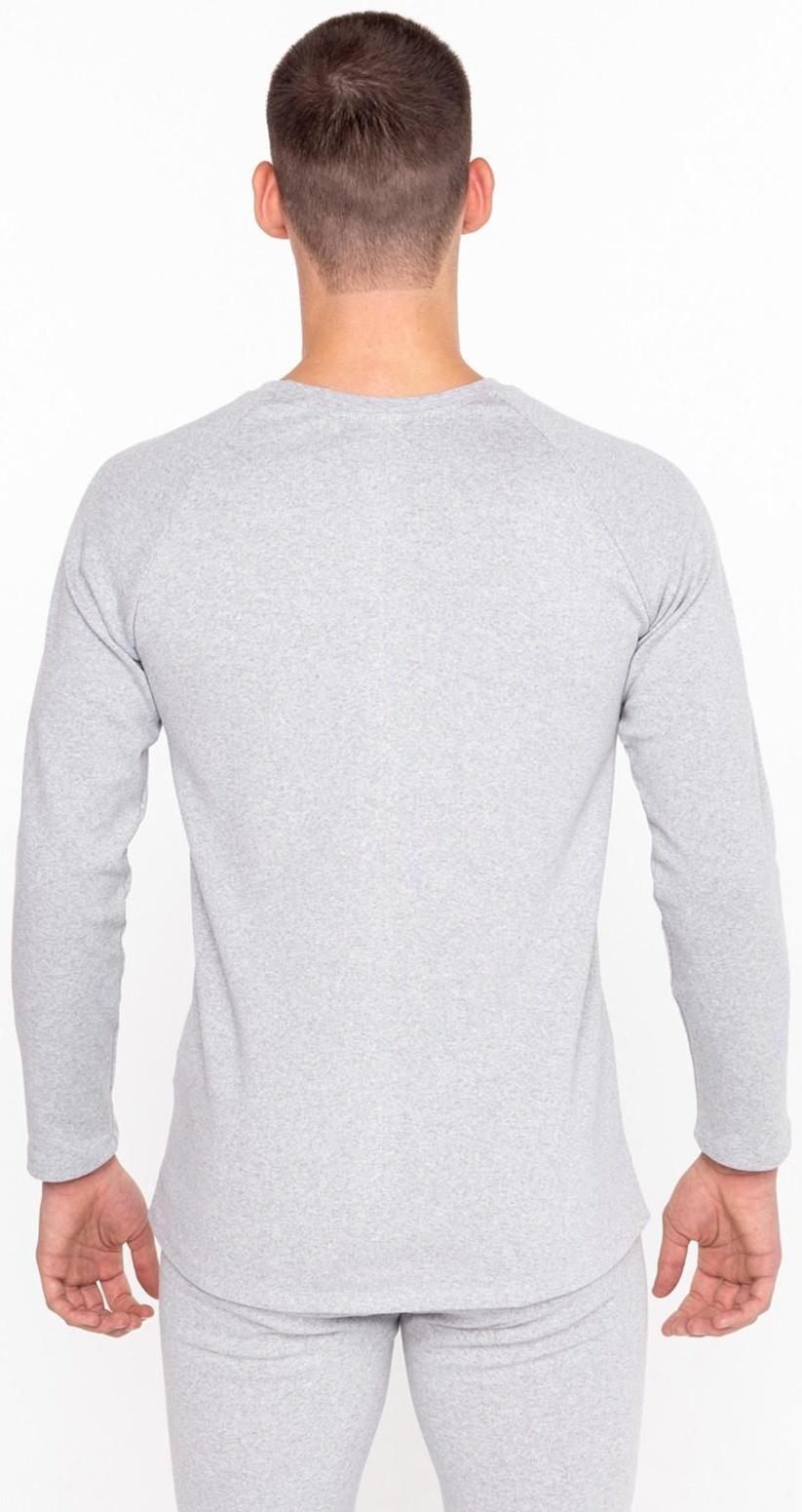 Термобелье мужское (лонгслив, кальсоны) НАЧЁС, цвет серый, размер 54