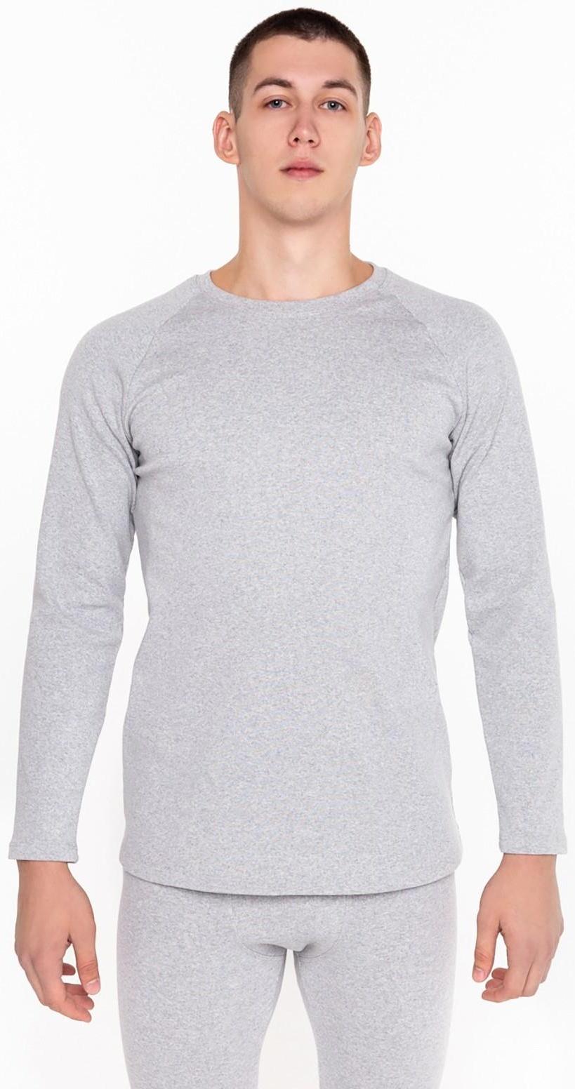 Термобелье мужское (лонгслив, кальсоны) НАЧЁС, цвет серый, размер 56