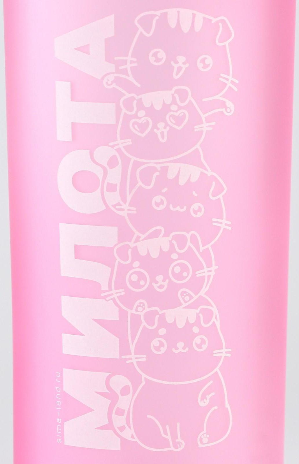 Набор поилка и силиконовая миска «‎Котики»‎