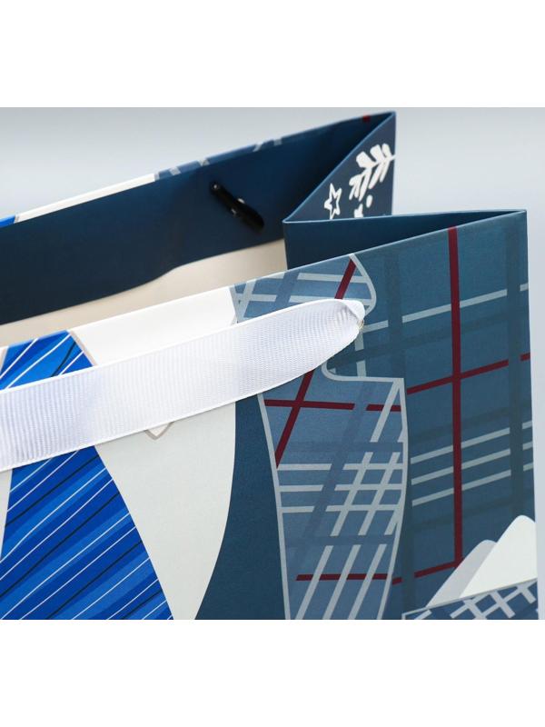 Пакет ламинированный вертикальный «Мой папа лучший», ML 27 × 23 × 11,5 см