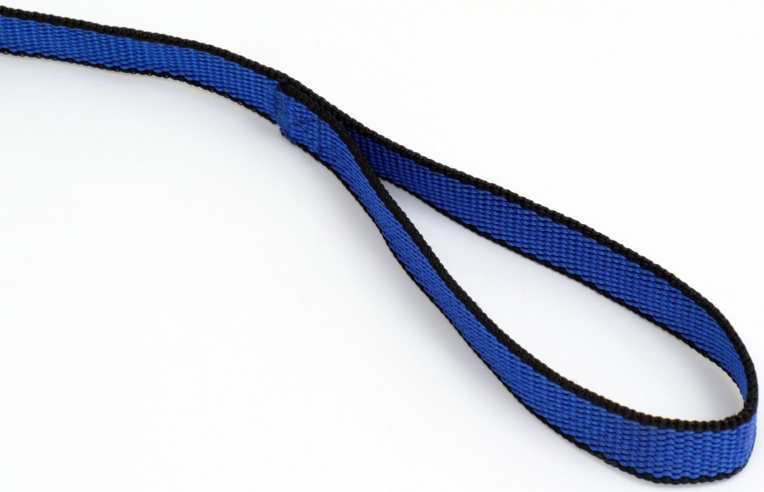 Поводок 3 м х 2 см, сине-чёрный