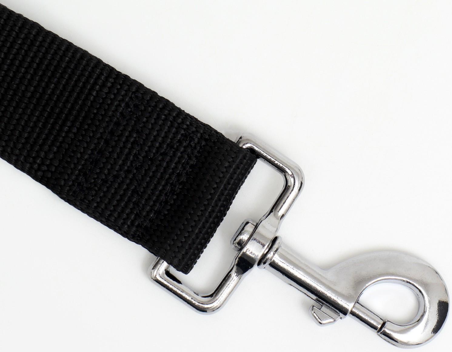 Поводок 5 м х 4 см, чёрный