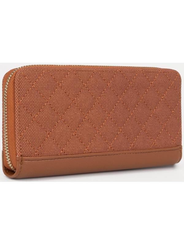 Кошелёк на молнии, цвет рыжий