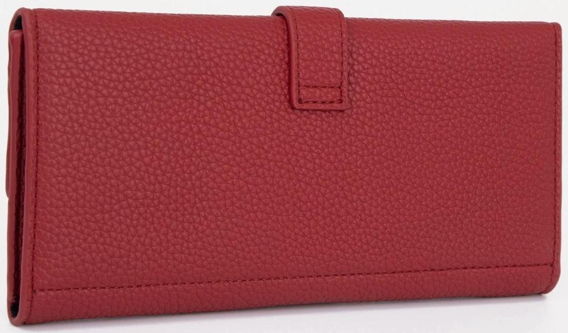 Кошелёк на кнопке, цвет красный