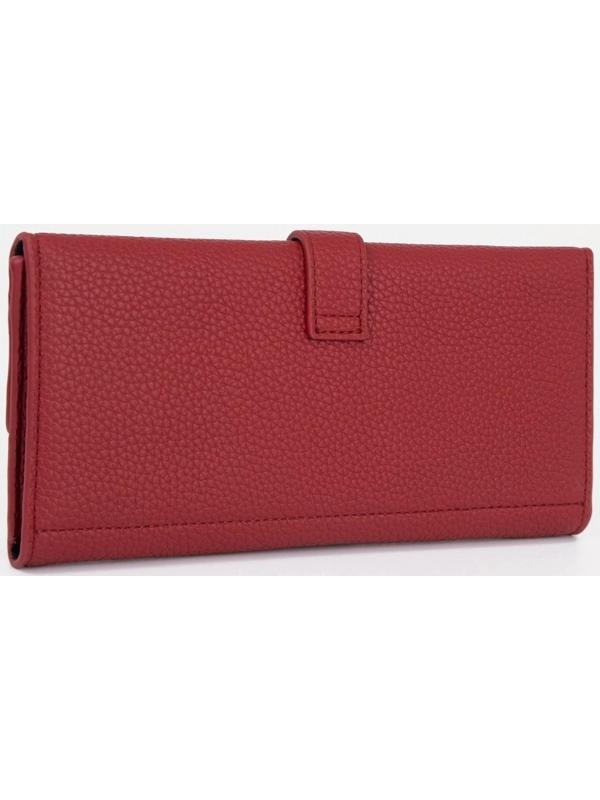 Кошелёк на кнопке, цвет красный