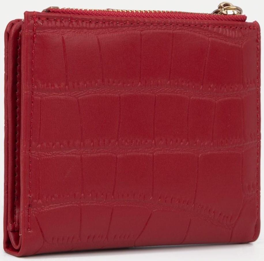 Кошелёк на кнопке, цвет красный