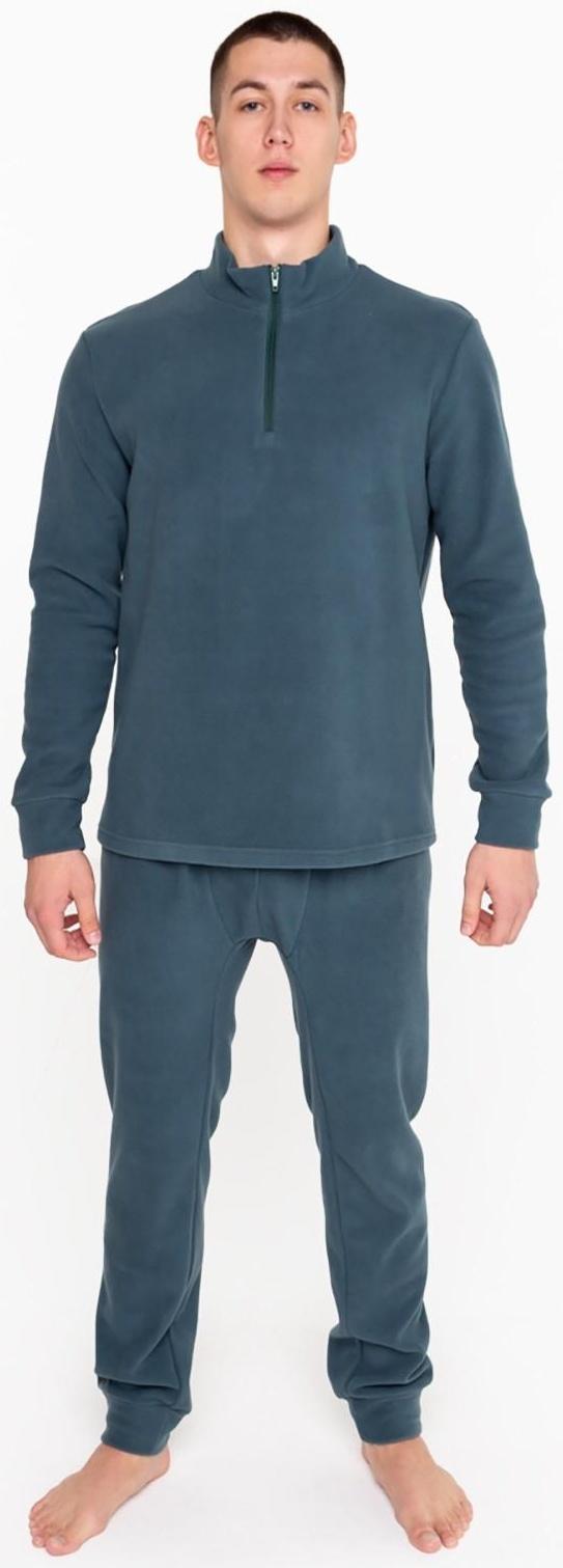 Термобельё мужское, размер 58-60 (рост 180-186 см), цвет серый, флис, 100% полиэстер