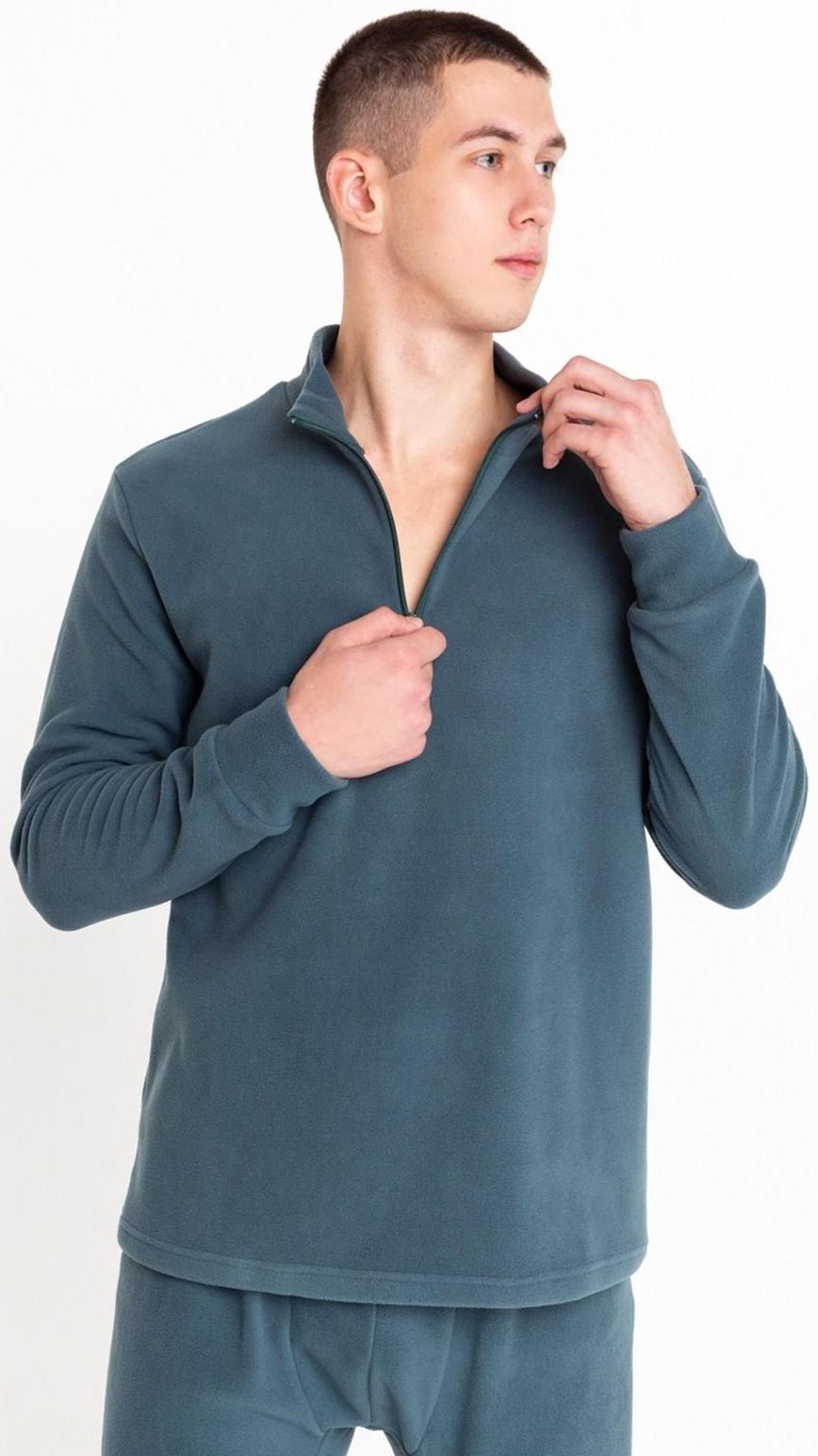 Термобельё мужское, размер 58-60 (рост 180-186 см), цвет серый, флис, 100% полиэстер