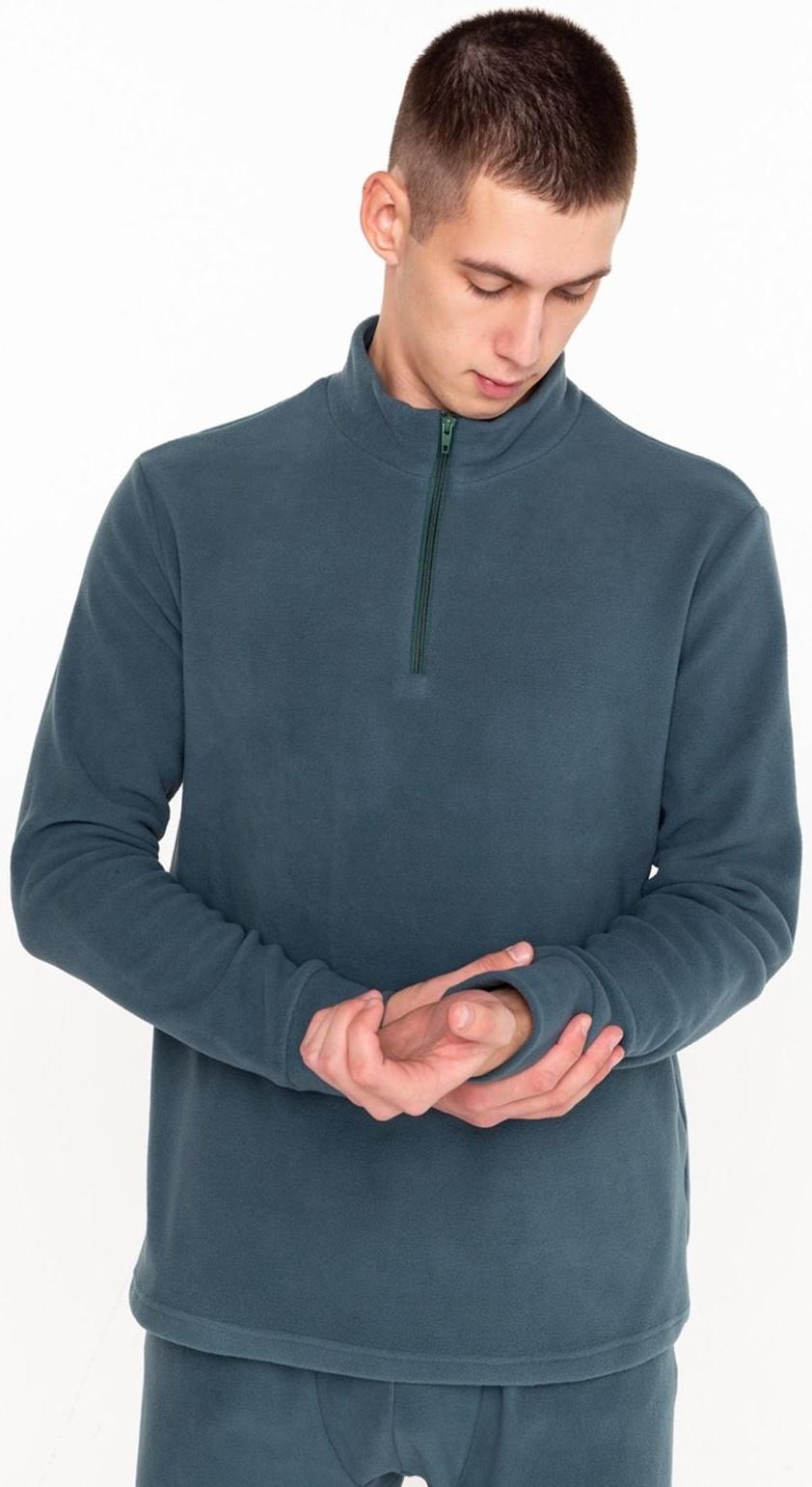 Термобельё мужское, размер 58-60 (рост 180-186 см), цвет серый, флис, 100% полиэстер