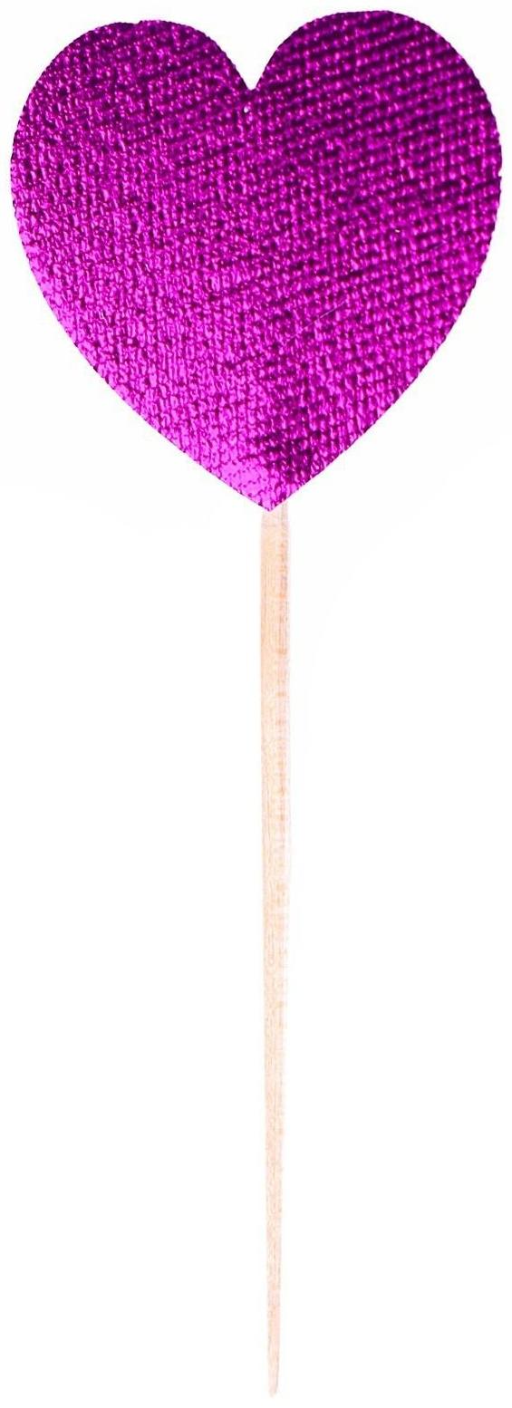Шпажки «Сердечки», в наборе 6 штук