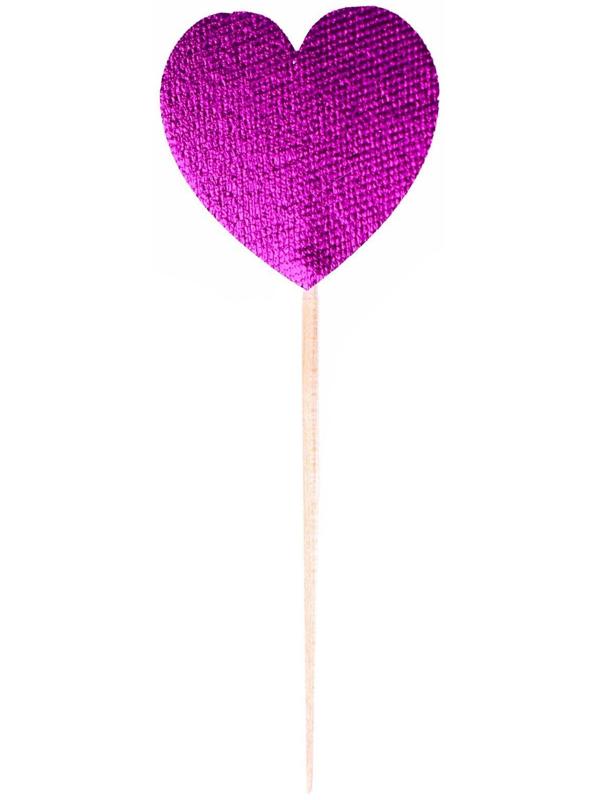 Шпажки «Сердечки», в наборе 6 штук