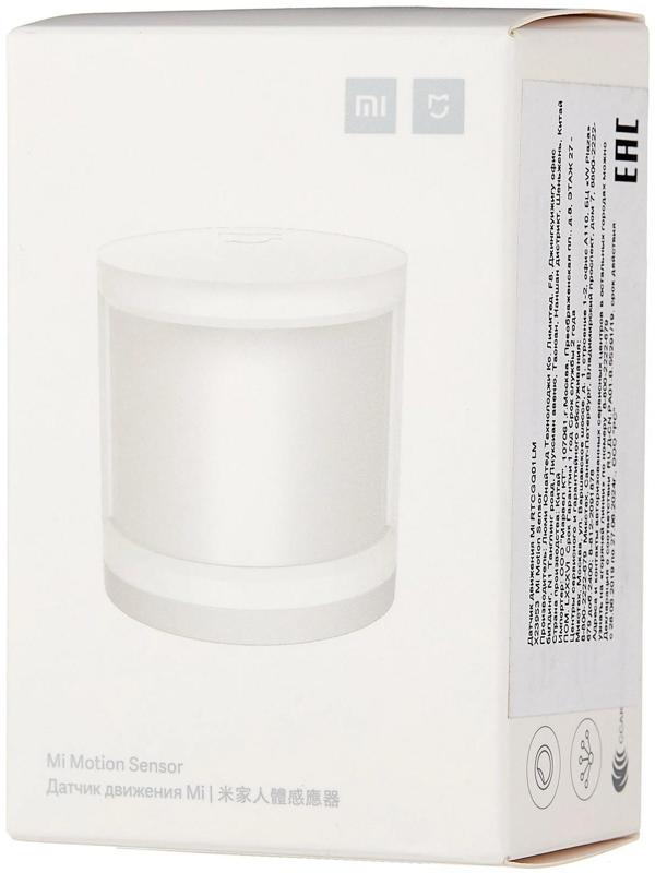 Датчик движения Xiaomi Mi Motion Sensor (YTC4041GL), 170°, CR2450, белый