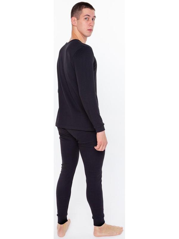 Термобельё (фуфайка,кальсоны) мужское НАЧЁС, цвет чёрный, размер 52