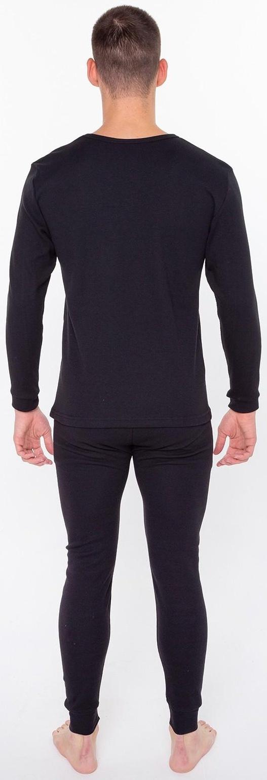 Термобельё (фуфайка,кальсоны) мужское НАЧЁС, цвет чёрный, размер 56