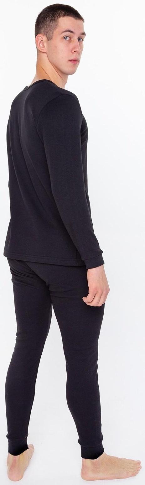 Термобельё (фуфайка,кальсоны) мужское НАЧЁС, цвет чёрный, размер 58
