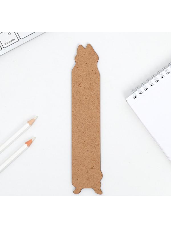 Линейка деревянная 15 см, фигурная 