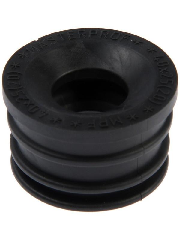 Манжета переходная MasterProf ИС.131646, d=40 х 25 мм, для канализационных труб, ТЭП, черная