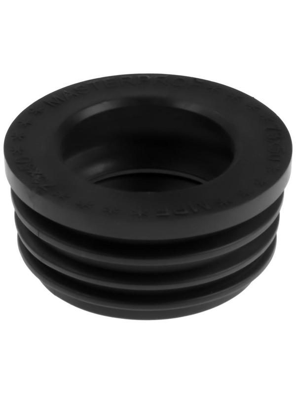 Манжета переходная MasterProf ИС.131647, d=73 х 50 мм, для канализационных труб, ТЭП, черная