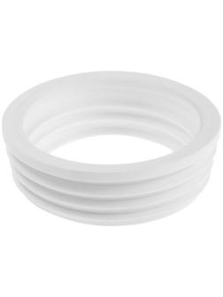 Манжета переходная MasterProf ИС.131682, d=124х110 мм, для канализационных труб, ТЭП, белая
