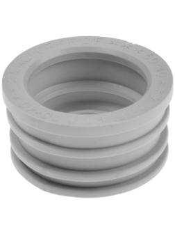 Манжета переходная MasterProf, d=50х40 мм, для канализационных труб, удлиненная, ТЭП, серая