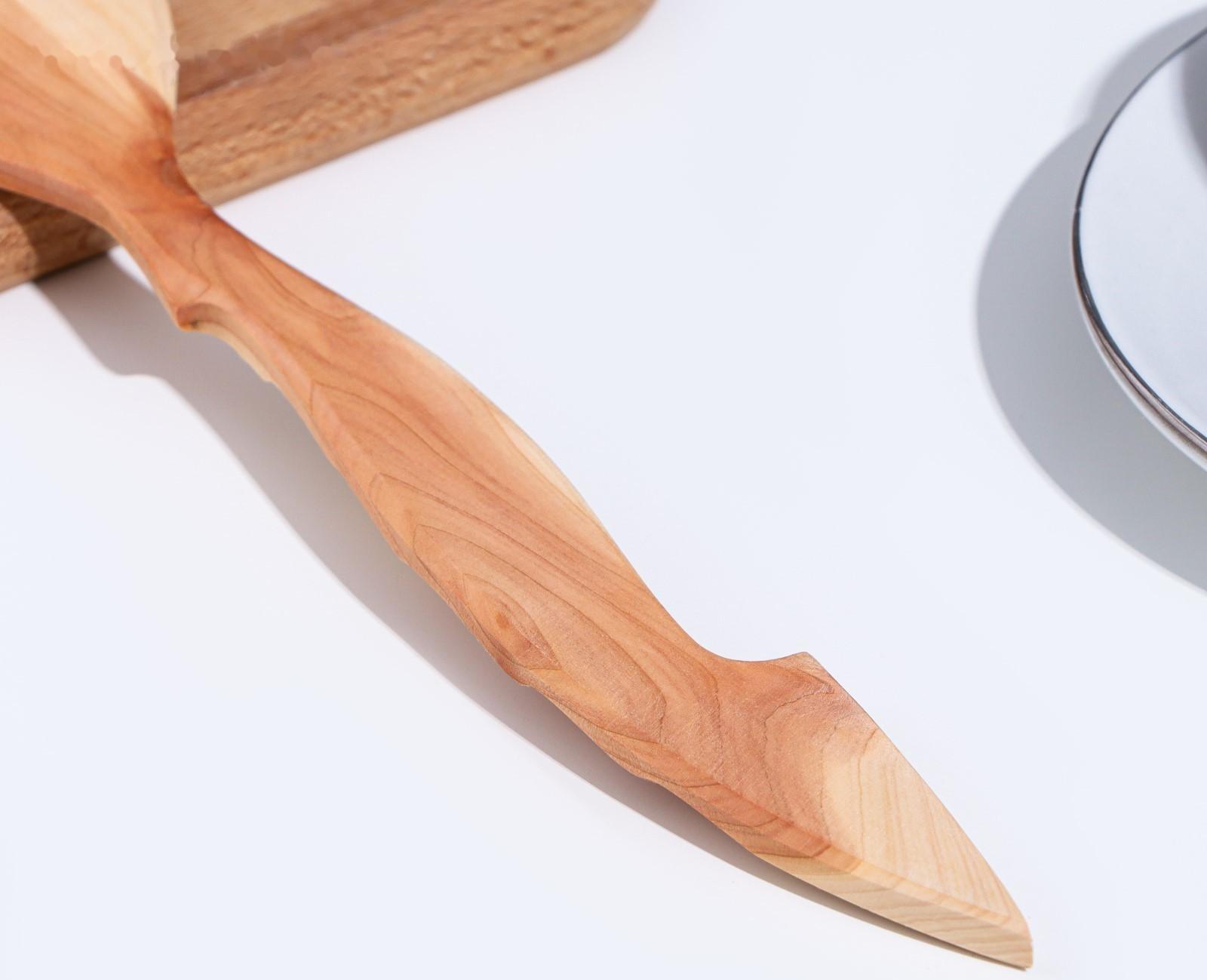 Лопатка кухонная, 29х6см,можжевельник