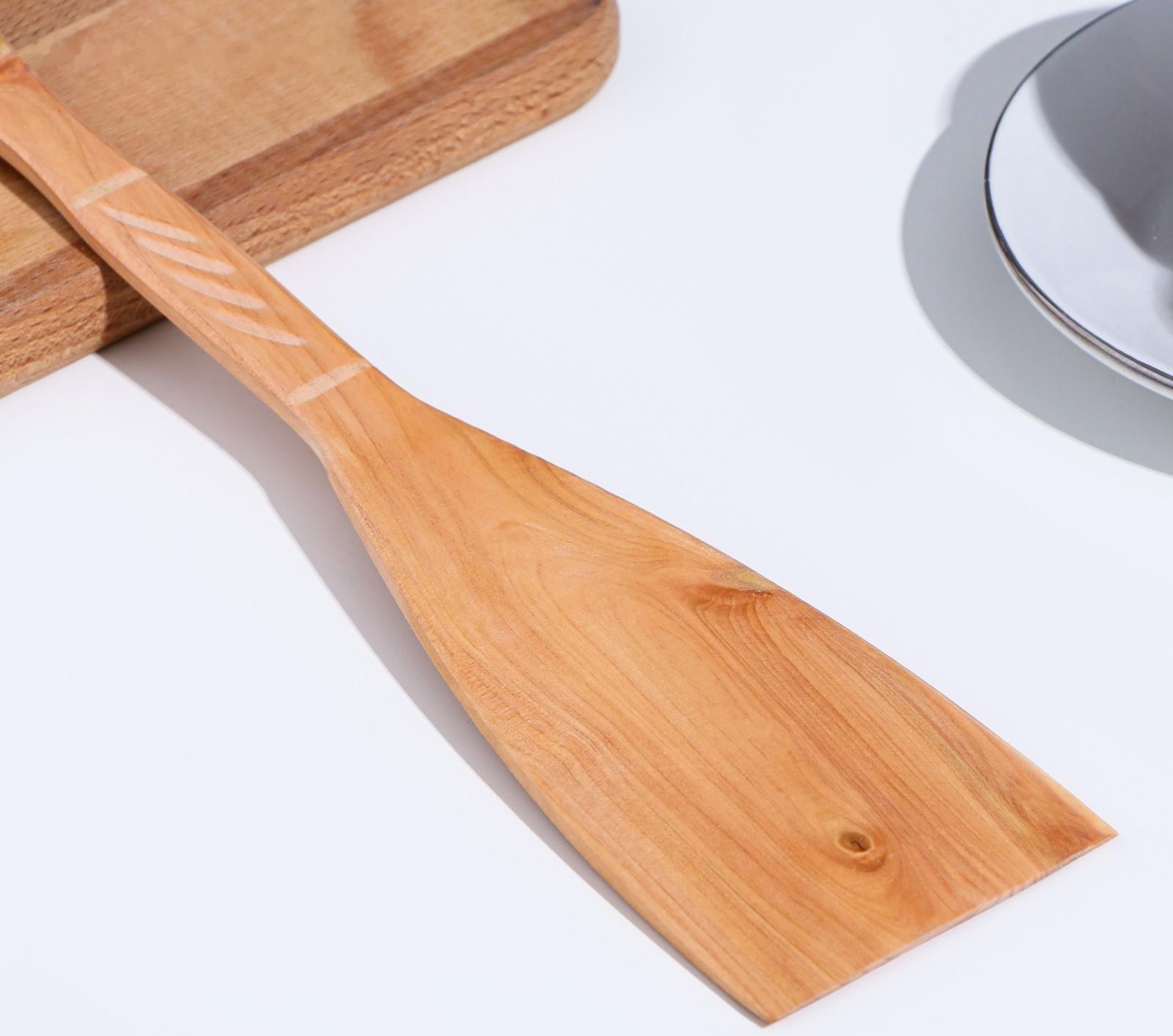 Лопатка кухонная, 29х6см,можжевельник