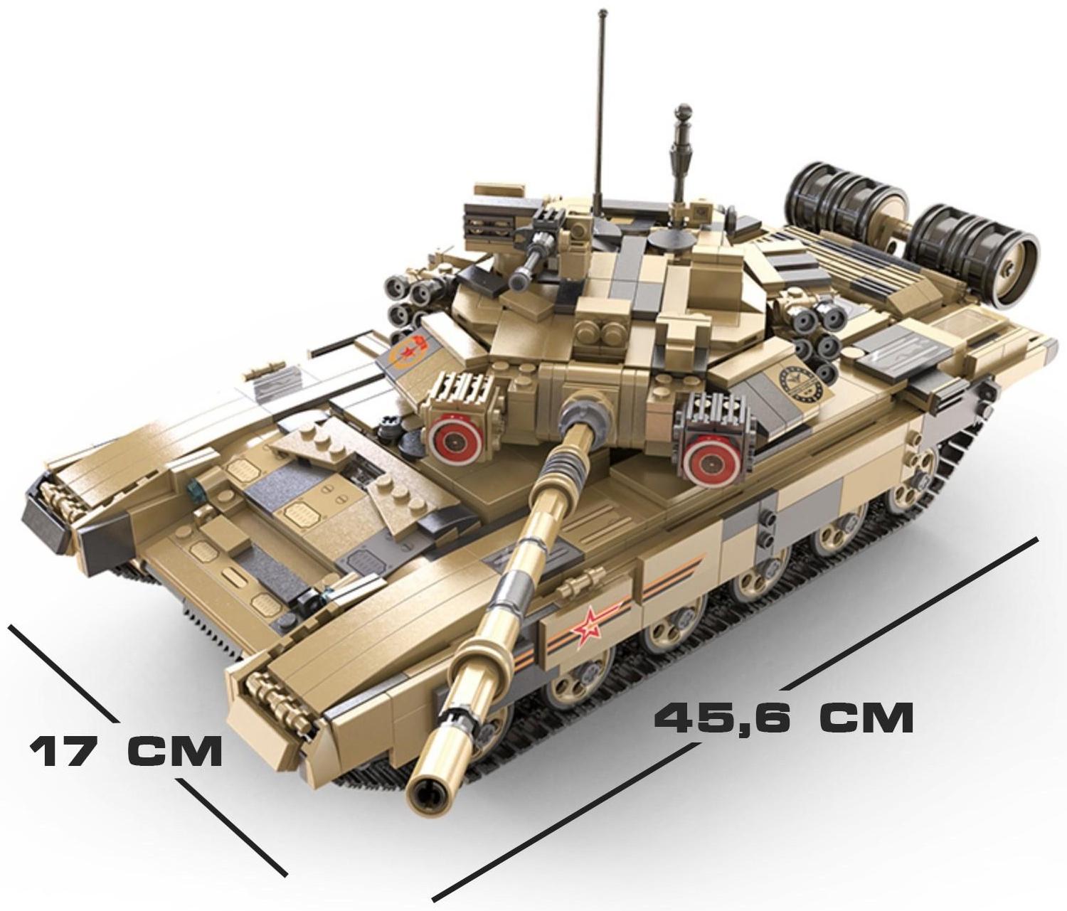 Конструктор CaDA Техно «Танк Т-90» C61003W, 1722 детали