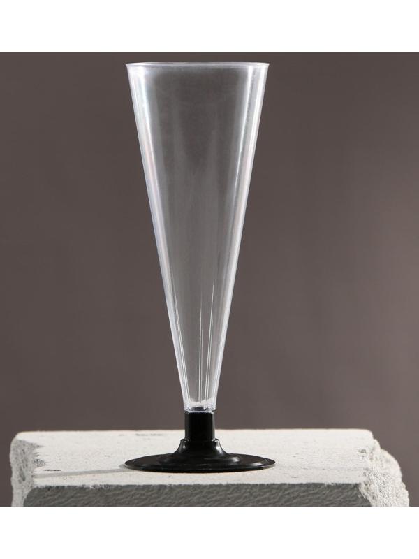 Фужер одноразовый для шампанского «Конус», 100 мл