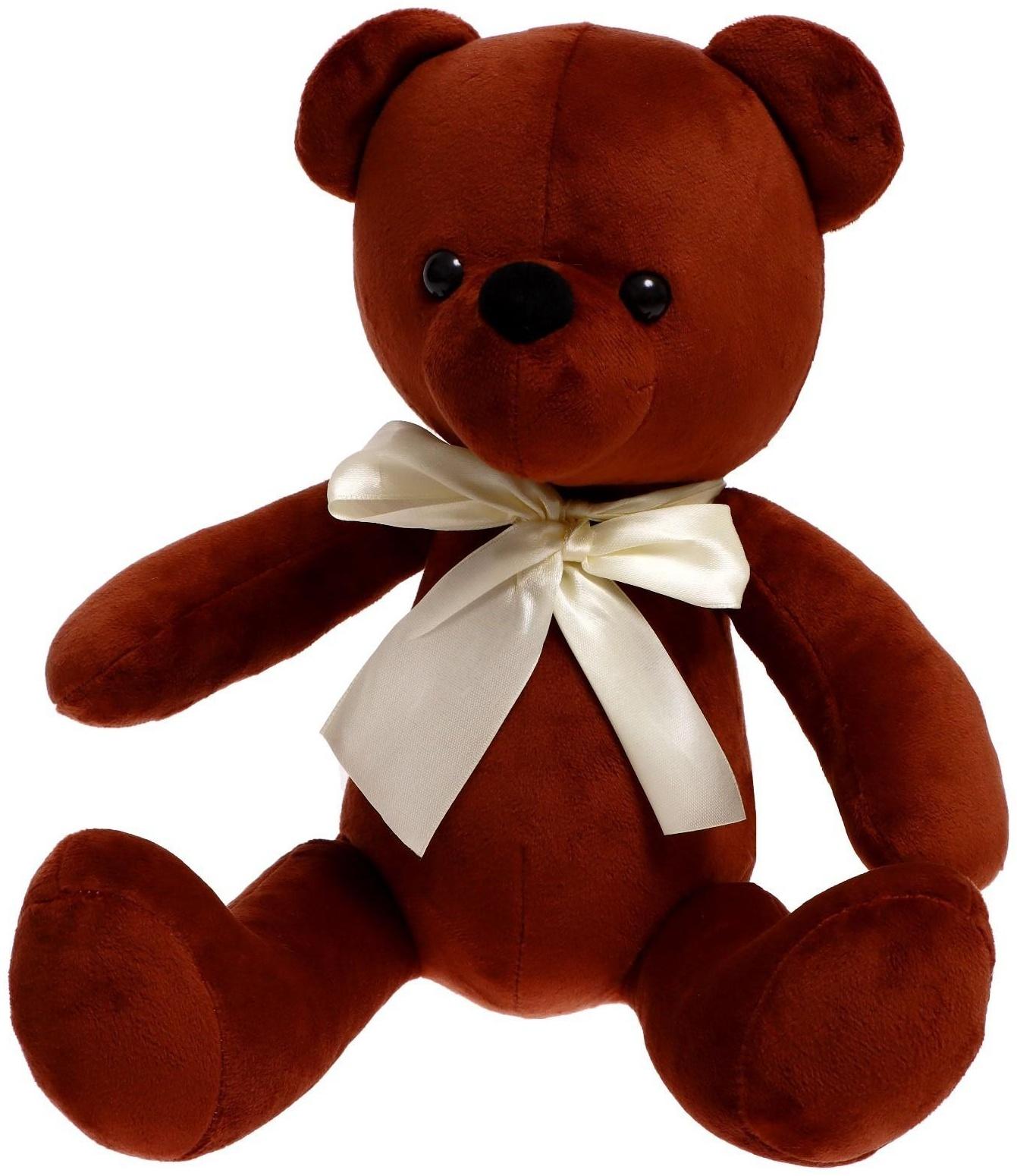 Мягкая игрушка «Мишка Блум с лентой», цвет коричневый, 25 см