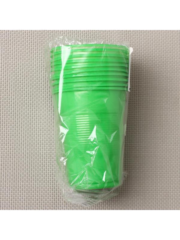 Стаканы одноразовые «Для отдыха», 200 мл, в наборе 10 шт, цвет МИКС