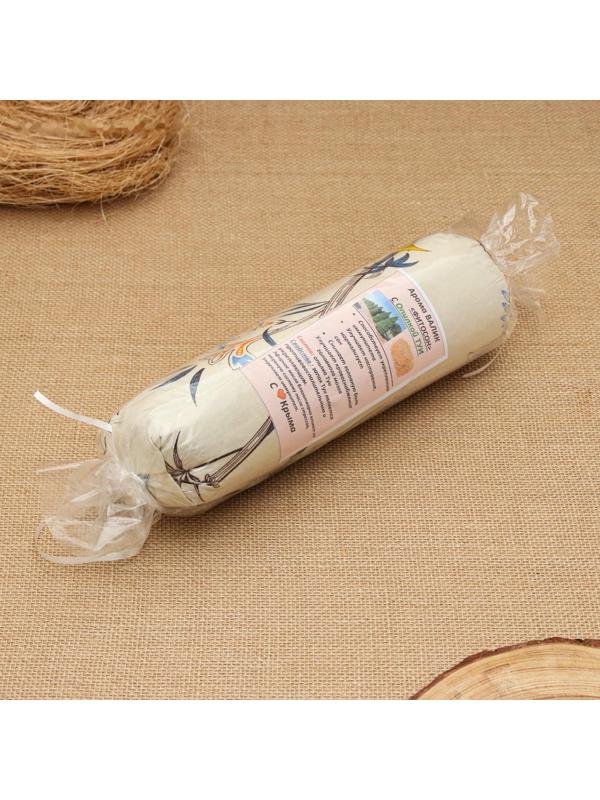 Валик со стружкой туи, сувенирный, 10×28 см, микс