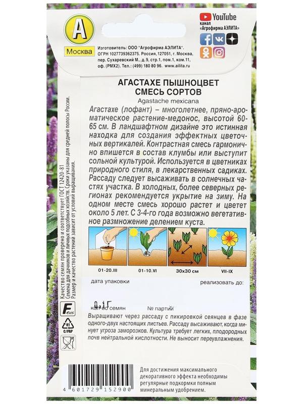 Семена Цветов Агастахе 