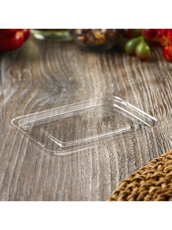 Контейнер- крышка одноразовая к соуснику с двумя отделениями, 7,5×5×3 см